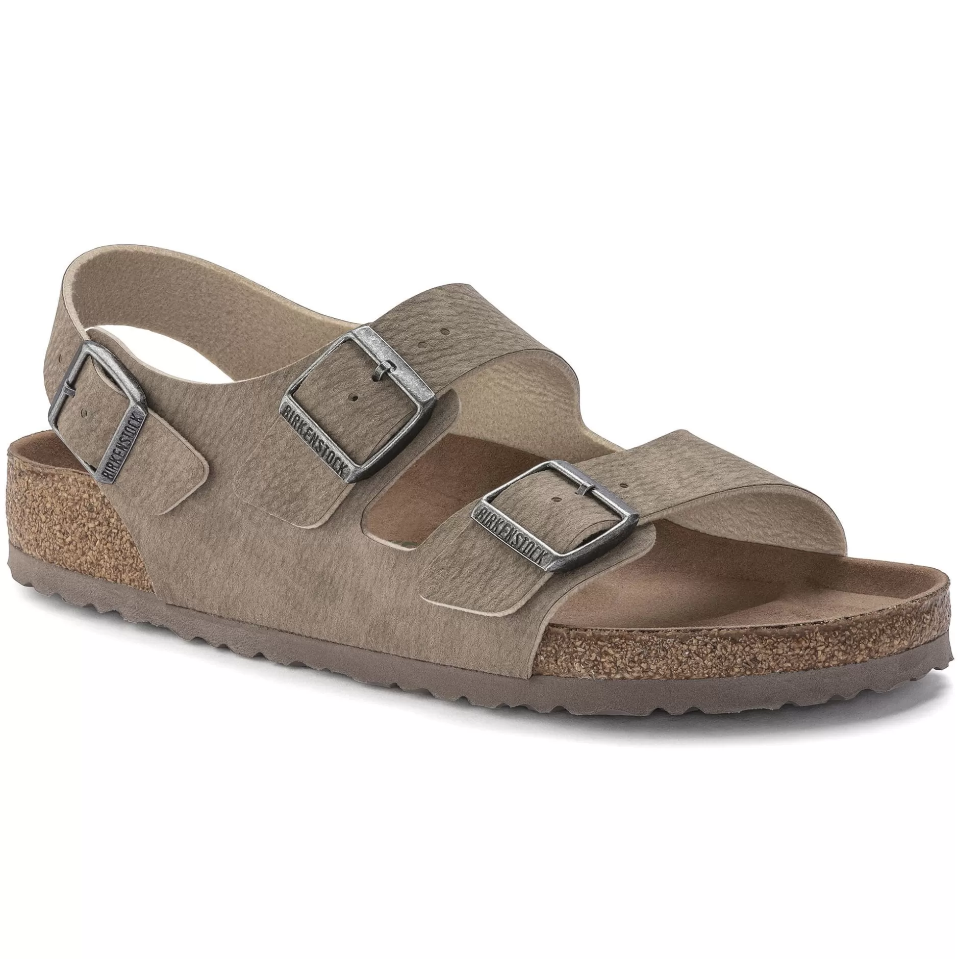 Birkenstock Milano Vegansk Desert Dust Gray Taupe Sale