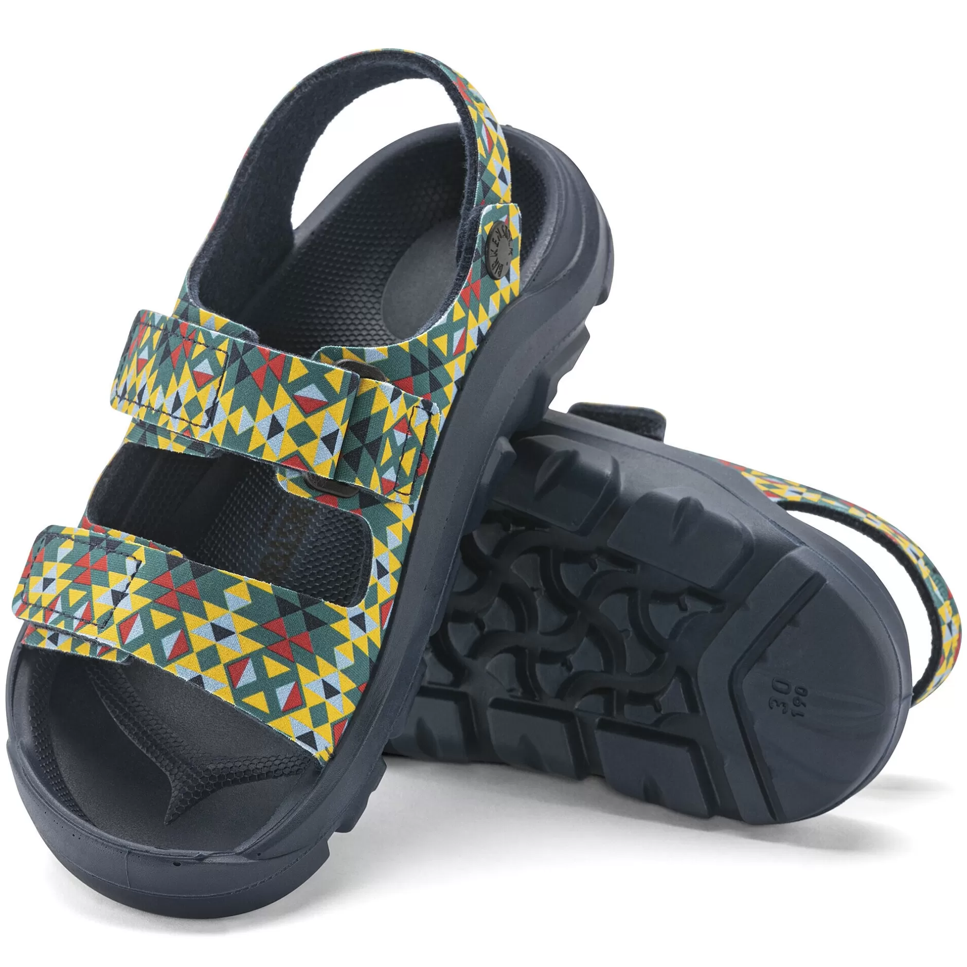 Birkenstock Mogami Hl Triangles Multi Lake Green Clearance