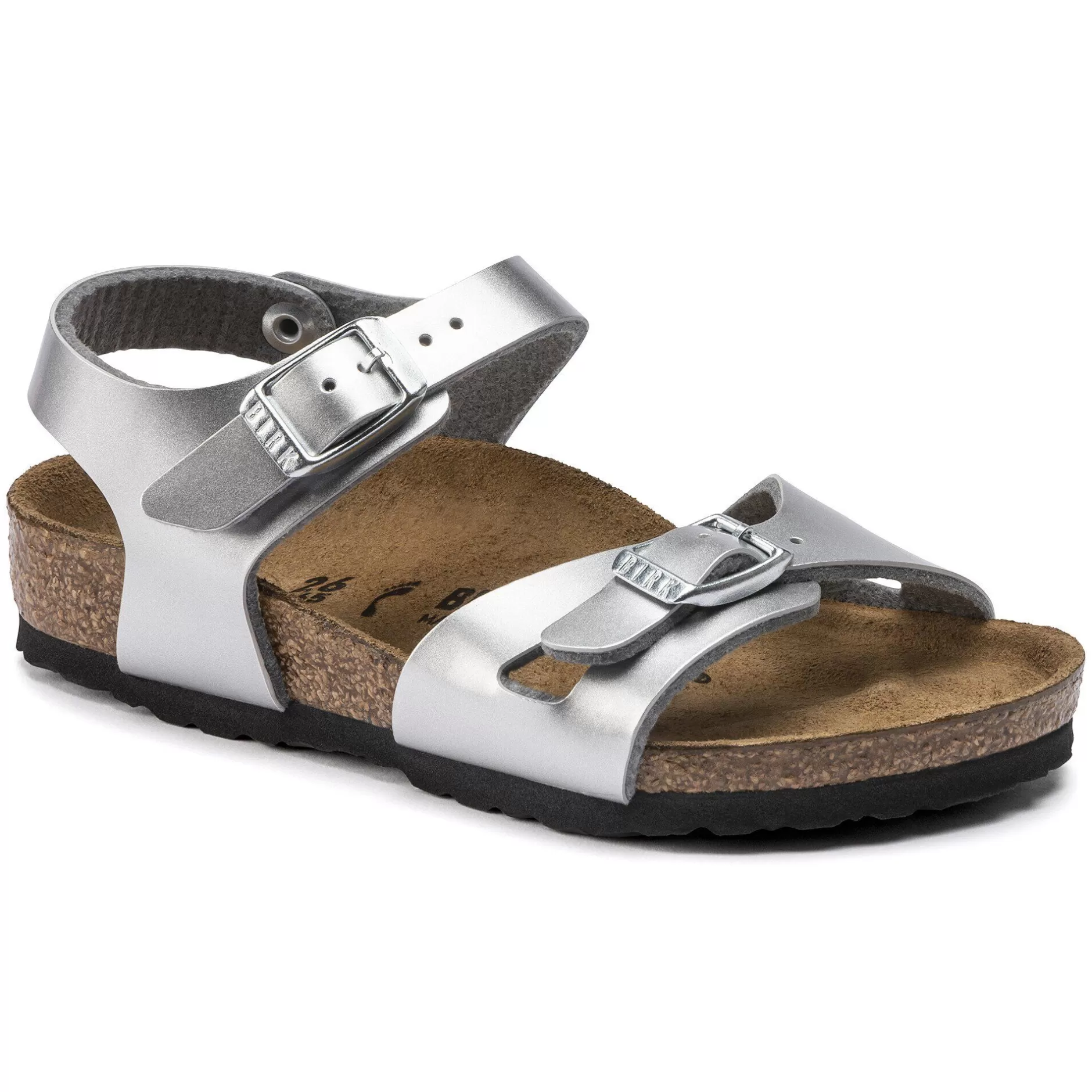 Birkenstock Rio Kids Electric Metallic Silver Online