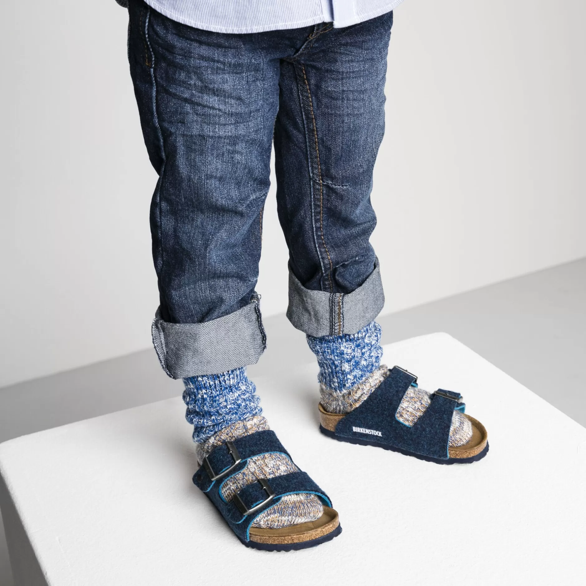 Birkenstock Slub Block Kids Skydiver Best