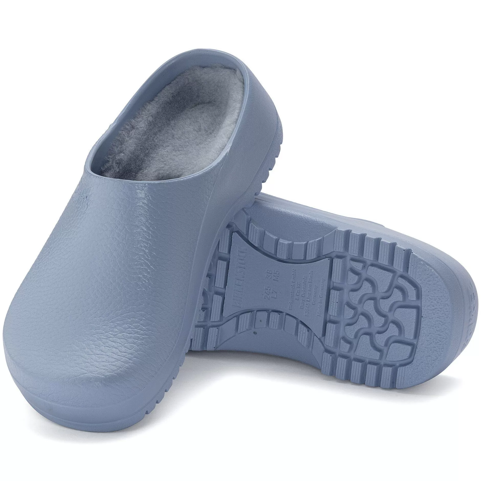 Birkenstock Super-Birki Shearling Dusty Blue Fashion