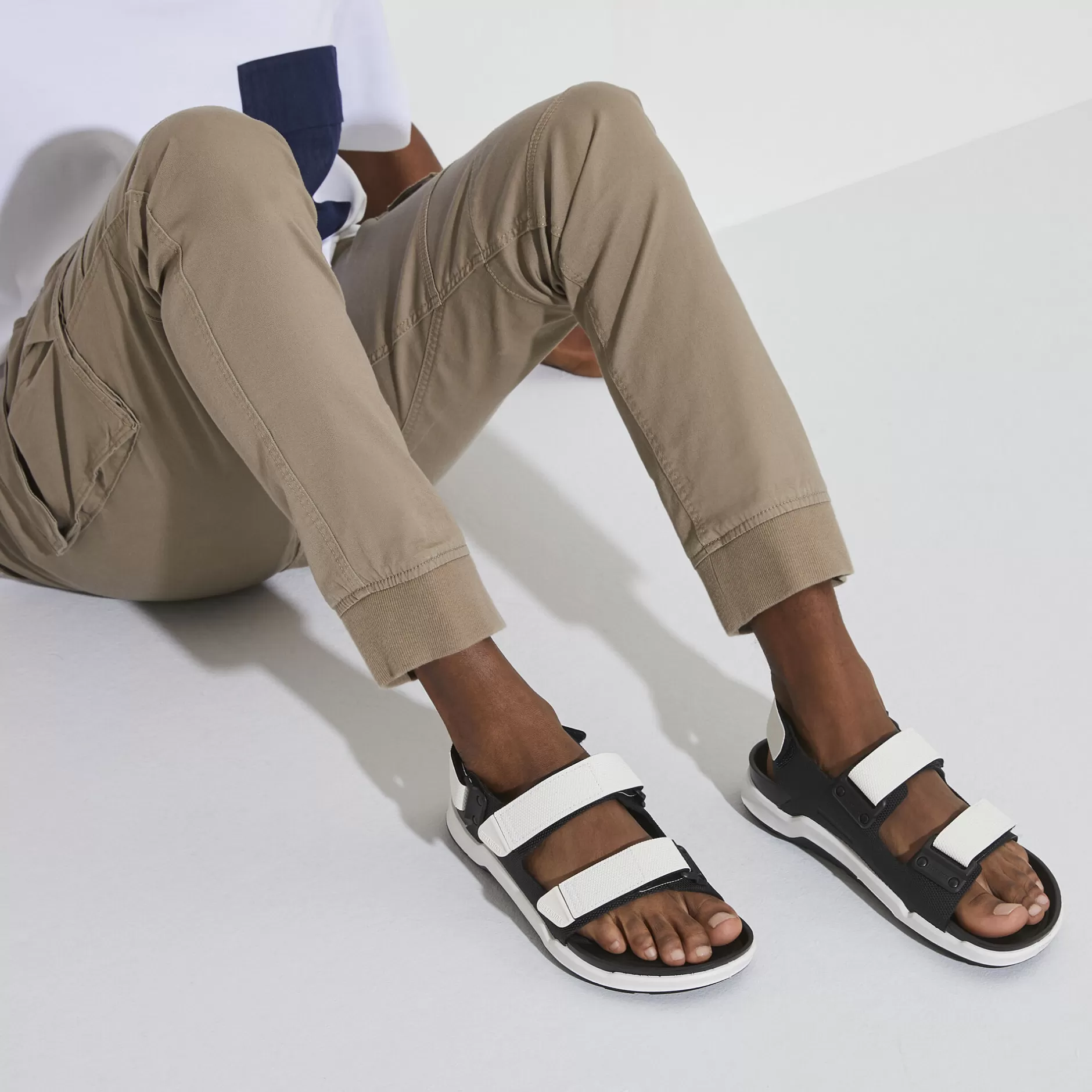 Birkenstock Tatacoa Herrer Futura Black/White Sale