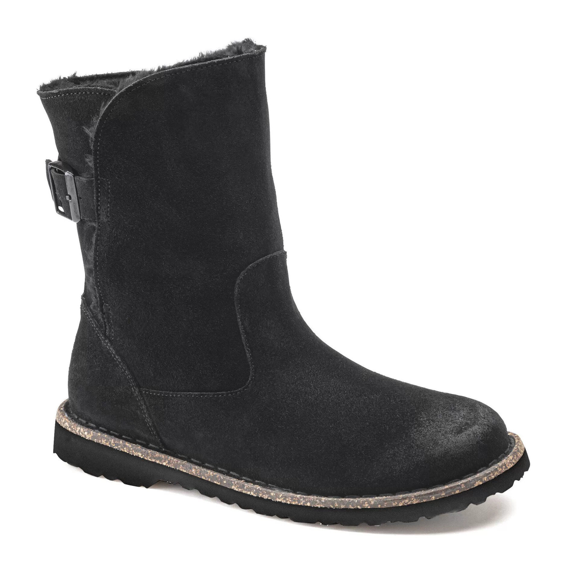 Birkenstock Uppsala Lammeskind Black Clearance