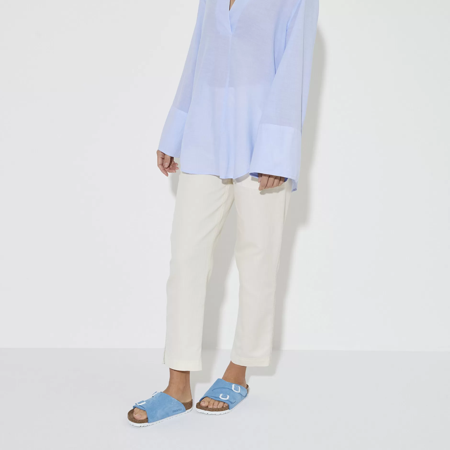 Birkenstock Zurich Sky Blue Discount